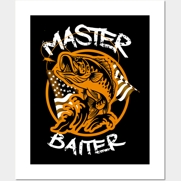 Master Baiter fishing Wall Art by Space Monkeys NFT